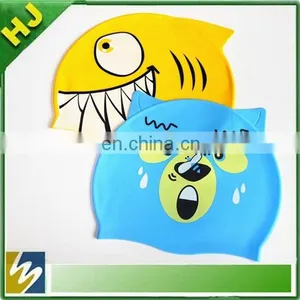 Personality Waterproof Cartoon Novelty Silicone Swim Cap thumbnail-2
