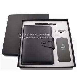 Custom 4 in 1 Christmas Corporate Gift Set, Promotional Business Gift Set Luxury 2018 With Notebook thumbnail-2