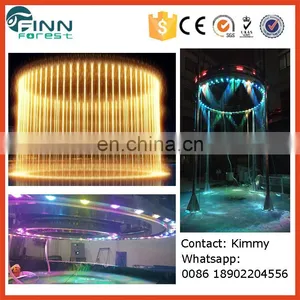 Wall Waterfall Fountain Water Print Curtain CNC Nozzle thumbnail-3