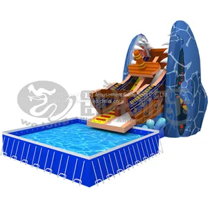 Cheap Kids Swimming Pool With Slide/inflatable Water Slide for Sale thumbnail-1