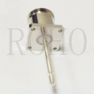 RF Connector Brass Material L29 7/16 DIN Female Flange Connector thumbnail-2