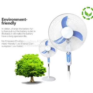 New Design Rechargeable Electrical Powered 12v dc Stand Solor Power Cooling Mini Fan thumbnail-4