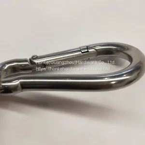 Johnson Hook Latch Spring Sail Boats Highly Polished Safty Stainless Steel Safty thumbnail-1