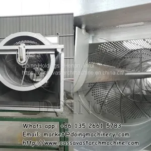 High Efficiency Potato Washing Machine Rotary Washing Machine in Potato Starch Production Line thumbnail-1