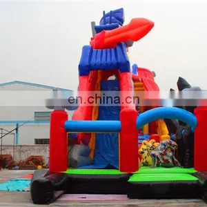 2020 New Design Space Theme Super Robot War Inflatable Slide on Sale thumbnail-4