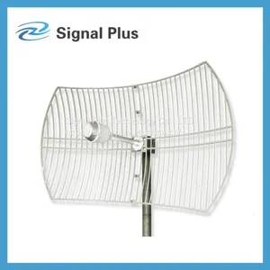 2xN Female 2x SMA Female Connector 15M LMR 240 Cable 1700-2700MHz 2x24dbi Mimo Parabolic Antenna thumbnail-1