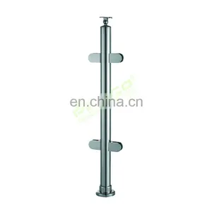 Modern House Stainless Steel 304 316 Terrace Glass Balustrade Balcony Plexiglass Railing Designs thumbnail-3