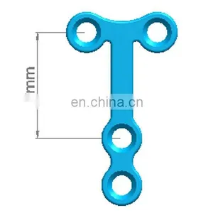 Factory Supply Mini Titanium Plate T-shaped Maxillofacial Plate thumbnail-3