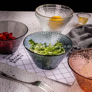Wholesale Clear Colored Food Glass Bowls With Factory Price thumbnail-2