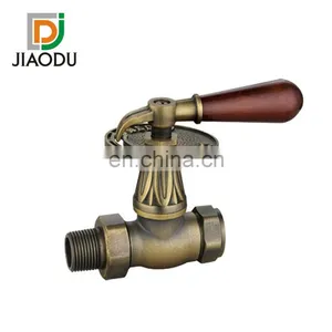 Brass Radiator Angle Antique Copper Traditional Thermostatic Radiator Valve thumbnail-3