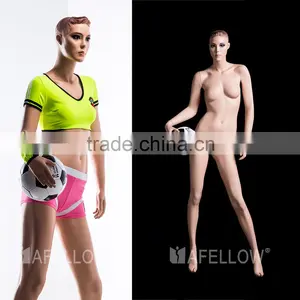Playing Football Mannequin Realistic Sports Women Display Manikin FTF1 thumbnail-2