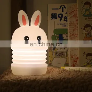 New Product 2021 Night Light Soft Silicone Nursery Lights LED Lamp for Girls and Boys Bedrooms thumbnail-3