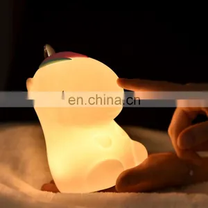 Factory Cheap Bed Lamp Horse Unicorn Led Table Light Night Lamp for Kids thumbnail-1