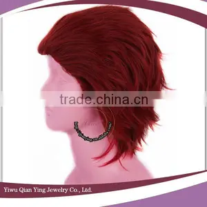 Cheap Red Short Fate Zero Rider Gilgamesh Synthetic Hair Cosplay Costume Wigs thumbnail-3
