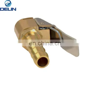 0.47'' 12mm Large Bore Auto Brass Tire Valve Air Chuck thumbnail-4