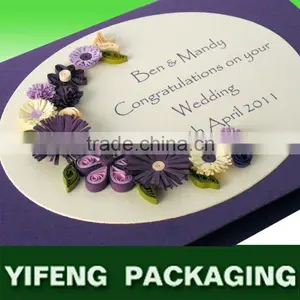 Timeless Classic Romantic Paper Wedding Invitation Card 2013 thumbnail-1