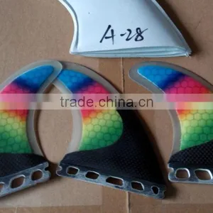 Fiberglass Honeycomb Surfing Fin FCS and FUTURE Type JSF025 thumbnail-1