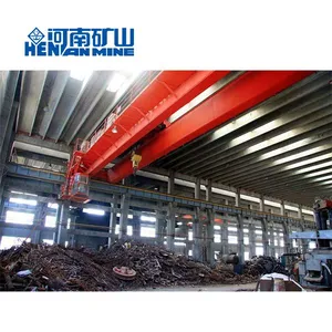 10ton QC Model Double Beam Overhead Crane With Electro Magnetic Chuck thumbnail-3
