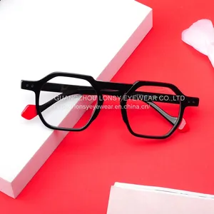 Eyeglasses Frames With Your Own Brand Name Logo Ready in Stock Glasses Low MOQ thumbnail-1