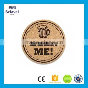 Promotional Customized Logo Printed Cork Beer Coaster thumbnail-2