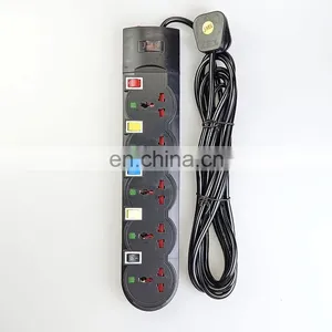New Design High Quality Cheap Price Mains Power Outlet 2M Black 13A Outlet Power Electrical Household Extension Socket thumbnail-3
