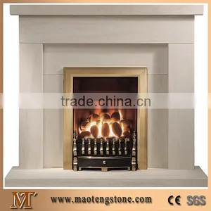 Elegant Contemproty Stone Materials Fireplace thumbnail-1