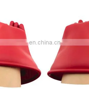Class 0 Low Voltage 1KV Long Electric Worker Safety Hand Protection Latex Rubber Insulating Gloves thumbnail-5
