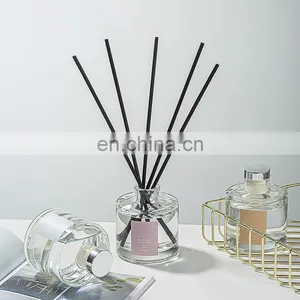 Unique Package Box OEM Customized Silver Foiling Stamping Label Sticker Logo Color Printing Wholesale Reed Diffuser thumbnail-1