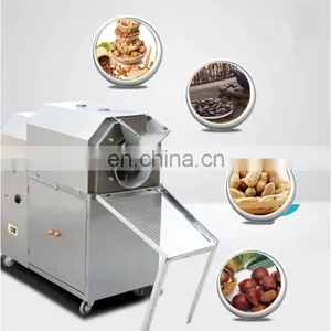Stainless Steel Multi-function Rotary Peanut Roasting Machine/Peanut Electric Roaster Machine for Sale thumbnail-3