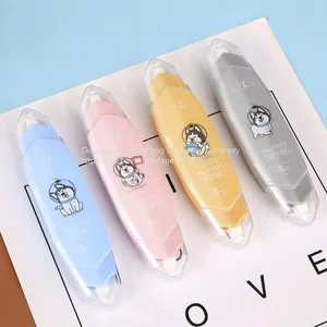 Korean Correction Tape With Double Tips 7mm and 5mm Kawaii Design Corgi Image Correction Tape thumbnail-1