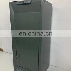 Wholesale Custom Outdoor Steel Metal Parcel Post Letter Mail Drop Delivery Box thumbnail-2
