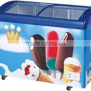 268L Supermarket Display Freezer With One Free Basket thumbnail-2