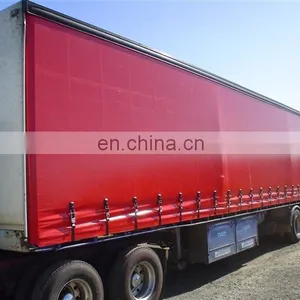 Germany Standard b1 Waterproof 650gsm Canvas PVC Coated Tarpaulin Fabric Roll For Truck Cover Side Curtain thumbnail-5
