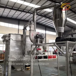 CHINA PVC PLASTIC AUTOMATIC FLOUR PURVERIZING MILL GRIND POWDER MACHINE MACHINERY WOOD PELLET PRODUCTION LINE FOR MILLING RECYCL thumbnail-1