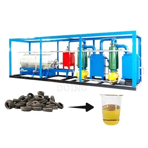 100/500kg per Day Waste Tire Plastic Pyrolysis Machine for Sale Movable Pyrolysis Plant thumbnail-2