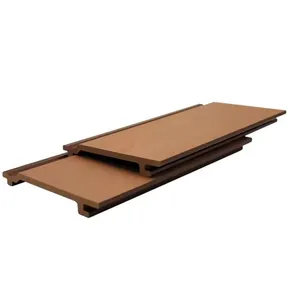 Outdoor 3d Wall Panels High Quality Exterior Wall Decoration Waterproof Composite Wpc Outdoor Wall Cladding thumbnail-1
