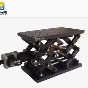 Electric Lift Table Stroke 120mm Scissor Type Displacement Adjustment Table Vertical Z-axis Lift Table thumbnail-1