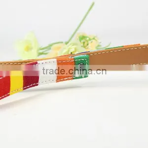 Rainbow Color Small MOQ PU Leather Dog Leash Wholesale thumbnail-5