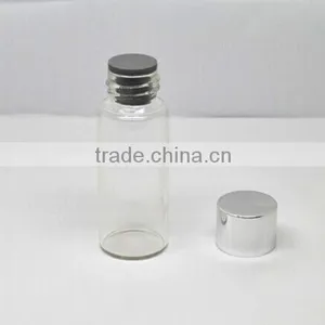 15ml Clear Glass Pharmaceutical Bottle With Silicon Rubber Top and Alu Cap thumbnail-2