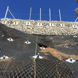 G45/2 Active Structural Defense System Woven Rockfall Protection Netting for Erosion Bending Processing Service Included thumbnail-2