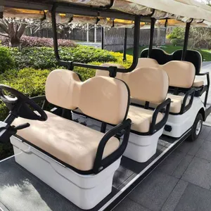 Four-wheel Electric Vehicle for Property Viewing, Electric Vehicle for Carrying Hotel Guests' Luggage Upon Check-in, 6+2-seater Golf Sightseeing Vehicle thumbnail-2