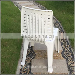Armless Plastic Chair /white/new Design Outdoor Chair thumbnail-2