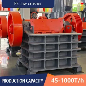 PE-500×750 Jaw Crusher for Granite Basalt Limestone Quarry Stone Crushing and Aggregate Production thumbnail-1
