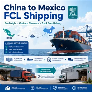 China to Mexico FCL Container Shipping With Truck Door Delivery thumbnail-1