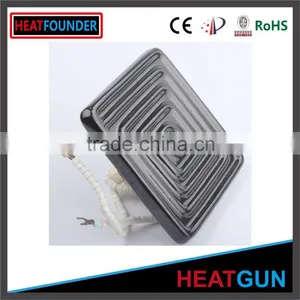 LARGE FLAT LOW PRICE HOT SALE INFRARED CERAMIC HEATER PLATE WITH THERMOCOPULE thumbnail-4