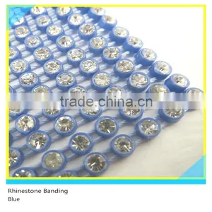Crystal Band Sewing Plastic Ss16 4mm Crystal Coffe Banding 1x130 Pcs 10 Yards thumbnail-5