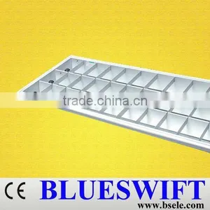 3*40W T8 Recessed Fluorescent Light Grille Fixture thumbnail-1