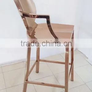 2016 New Design Rose Gold Bar Stool Bar Chair Quality Choice thumbnail-2