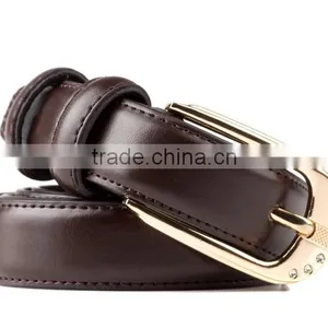 Fashion Metal Pin Buckle Genuine Leather Women Belts thumbnail-6