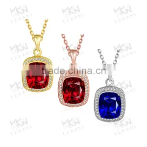 18 Carat Golden Plated Jewelry Necklace,zirconia Necklaces thumbnail-1